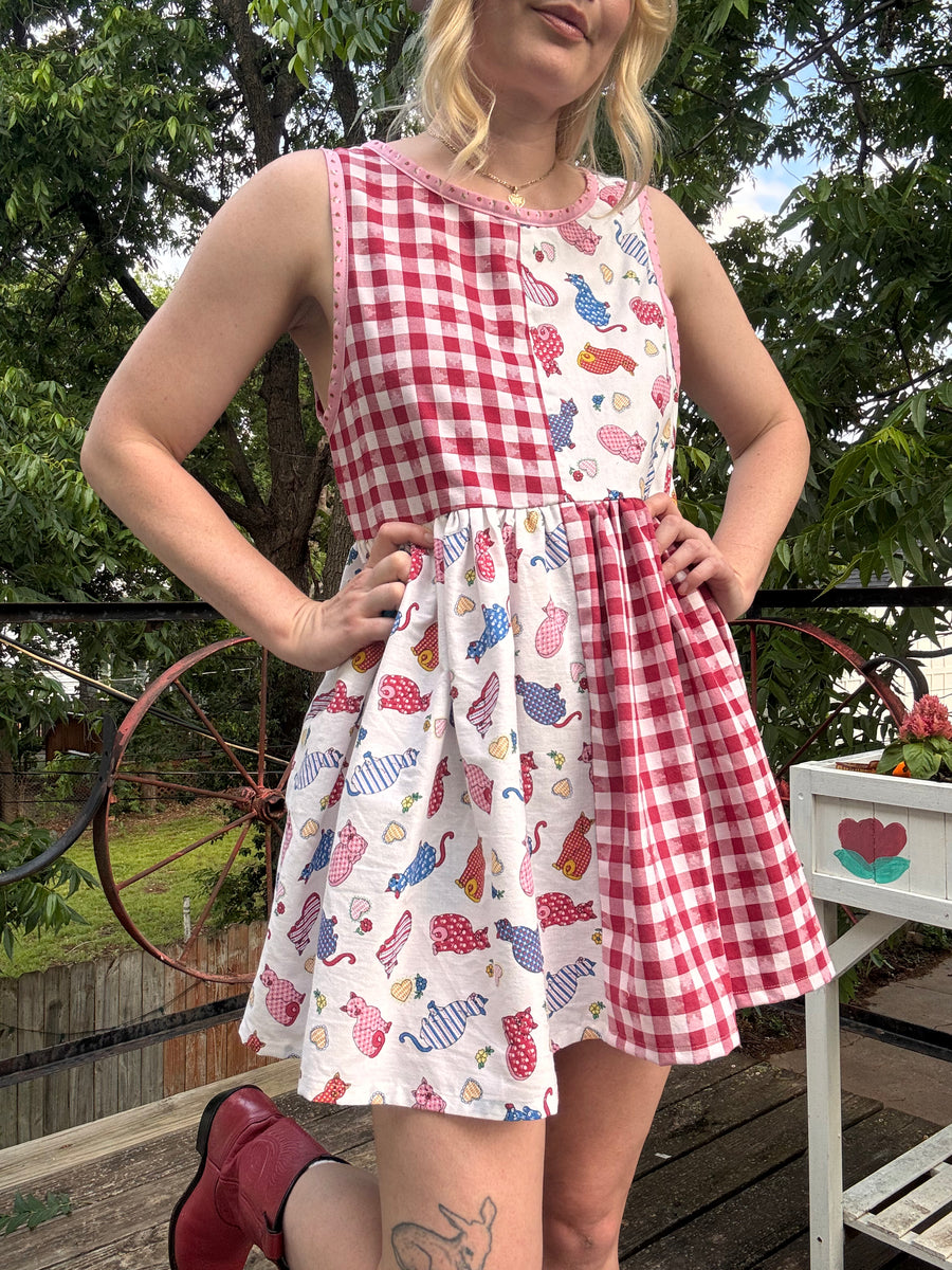 calico cats play dress 2XL/3XL – The Prairie Misfit