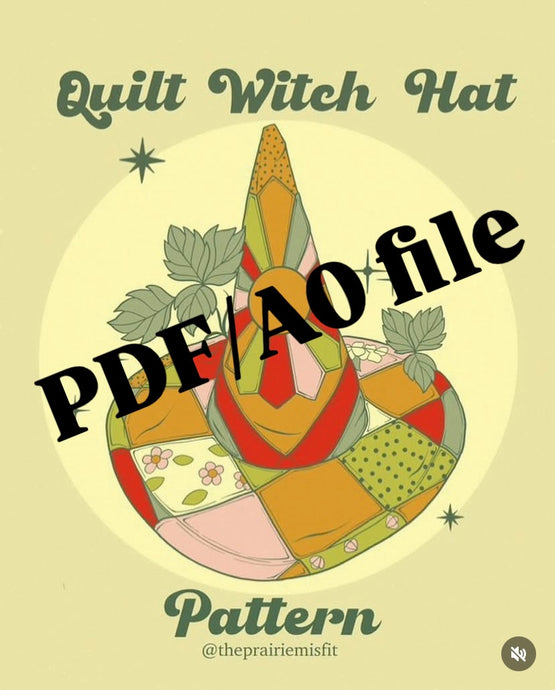 DIGITAL Witch Hat Pattern