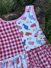 Load image into Gallery viewer, calico cats play  dress M/L