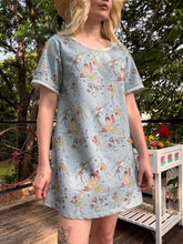 Load image into Gallery viewer, sapphic fairy shift dress M/L