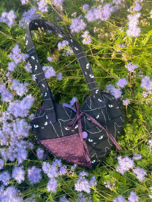 black cats handbag