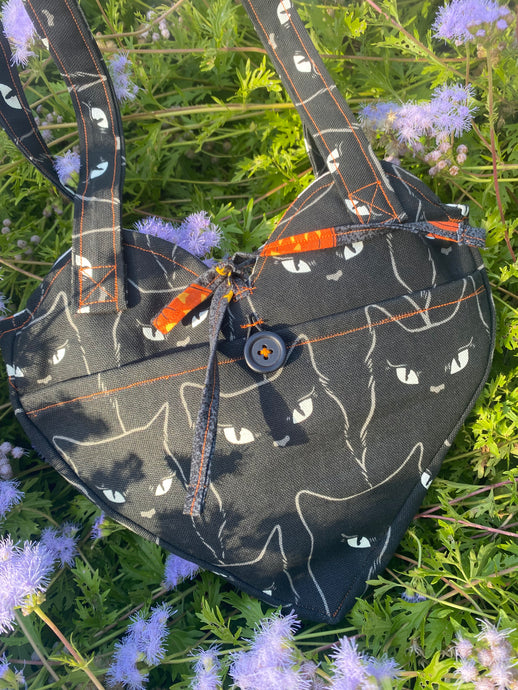 black cats handbag
