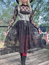 Load image into Gallery viewer, custom MIDI corset duster