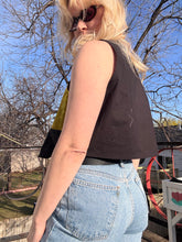 Load image into Gallery viewer, velvet crop top L