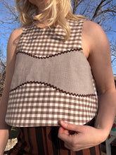 Load image into Gallery viewer, coco gingham top L