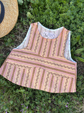 Load image into Gallery viewer, calico stripe top XS/S