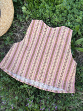 Load image into Gallery viewer, calico stripe top XS/S