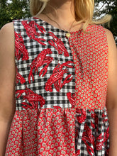 Load image into Gallery viewer, lobster play romper M/L