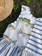Load image into Gallery viewer, gone fishin play dress M