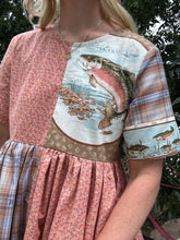 Load image into Gallery viewer, calico trout play dress M