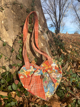 Load image into Gallery viewer, raggedy heart bag