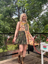 Load image into Gallery viewer, camo bugs play dress S/M