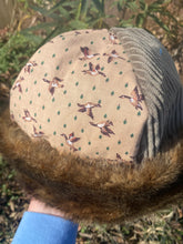 Load image into Gallery viewer, calico ducks quilt hat